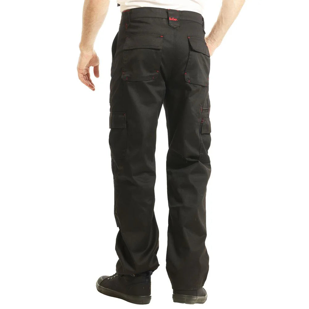 Lee Cooper Workwear Trousers in Black - W36/L33(only)
