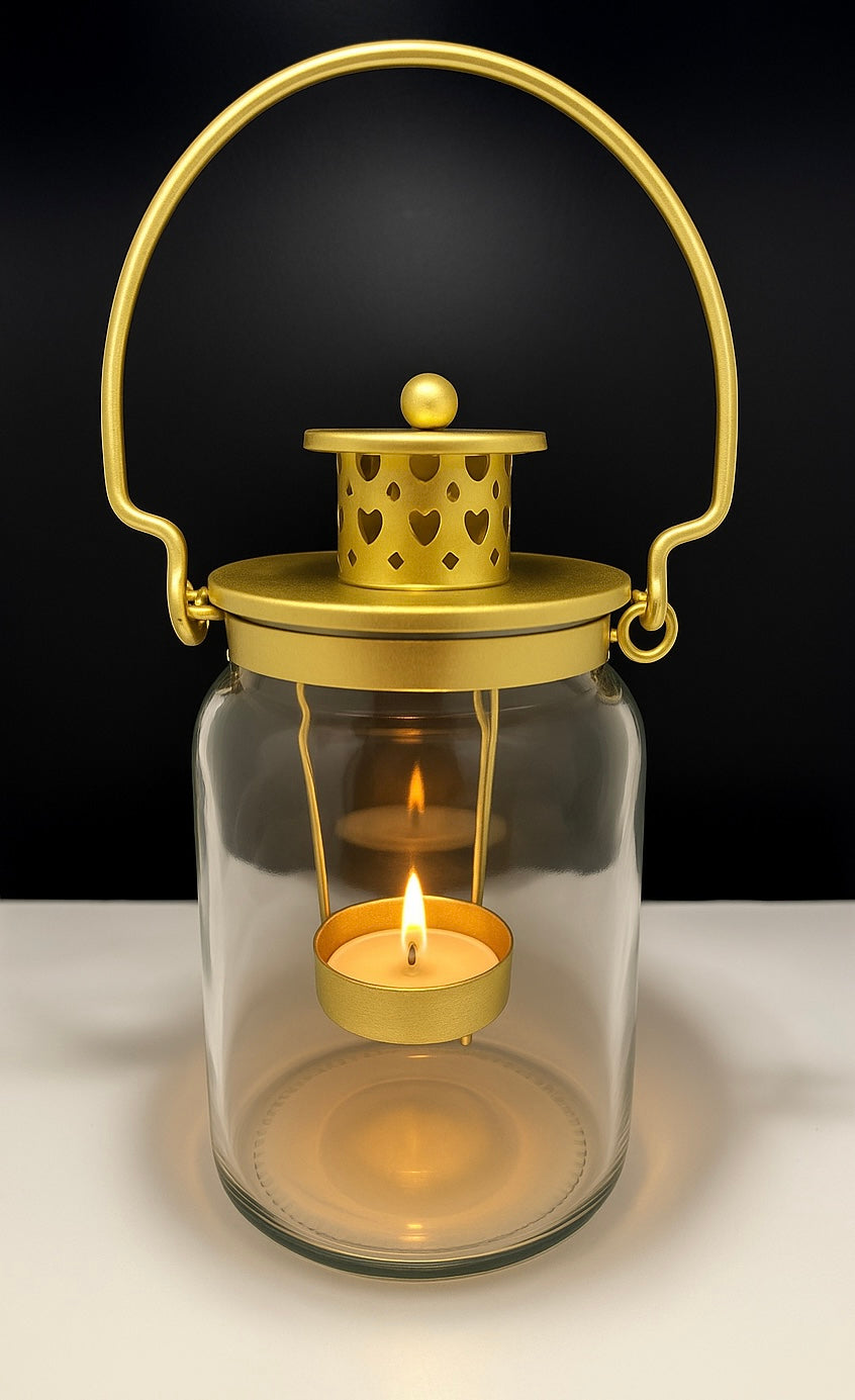 2/A LANTERN W/ HANDLE, 18CM