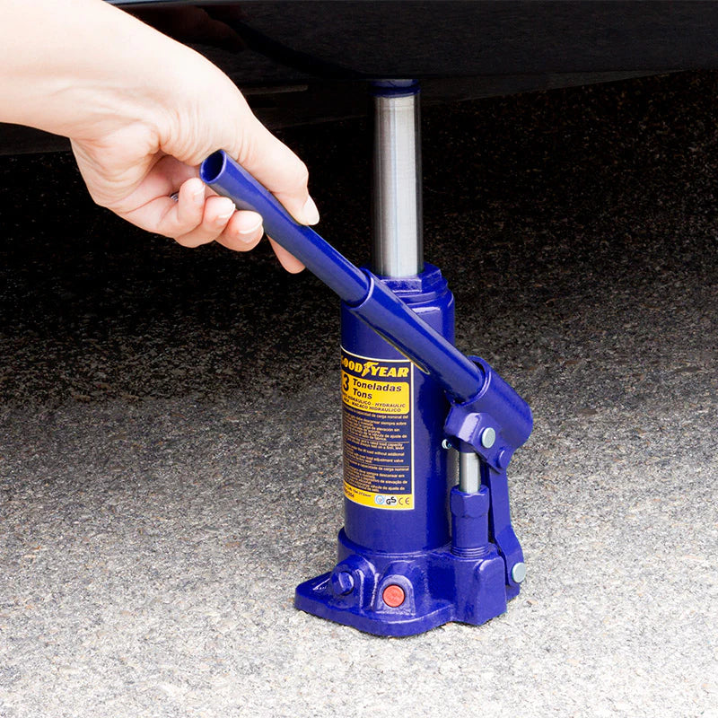 Goodyear GOD1254 3 Tonne Bottle Jack - Heavy Duty Car Jack