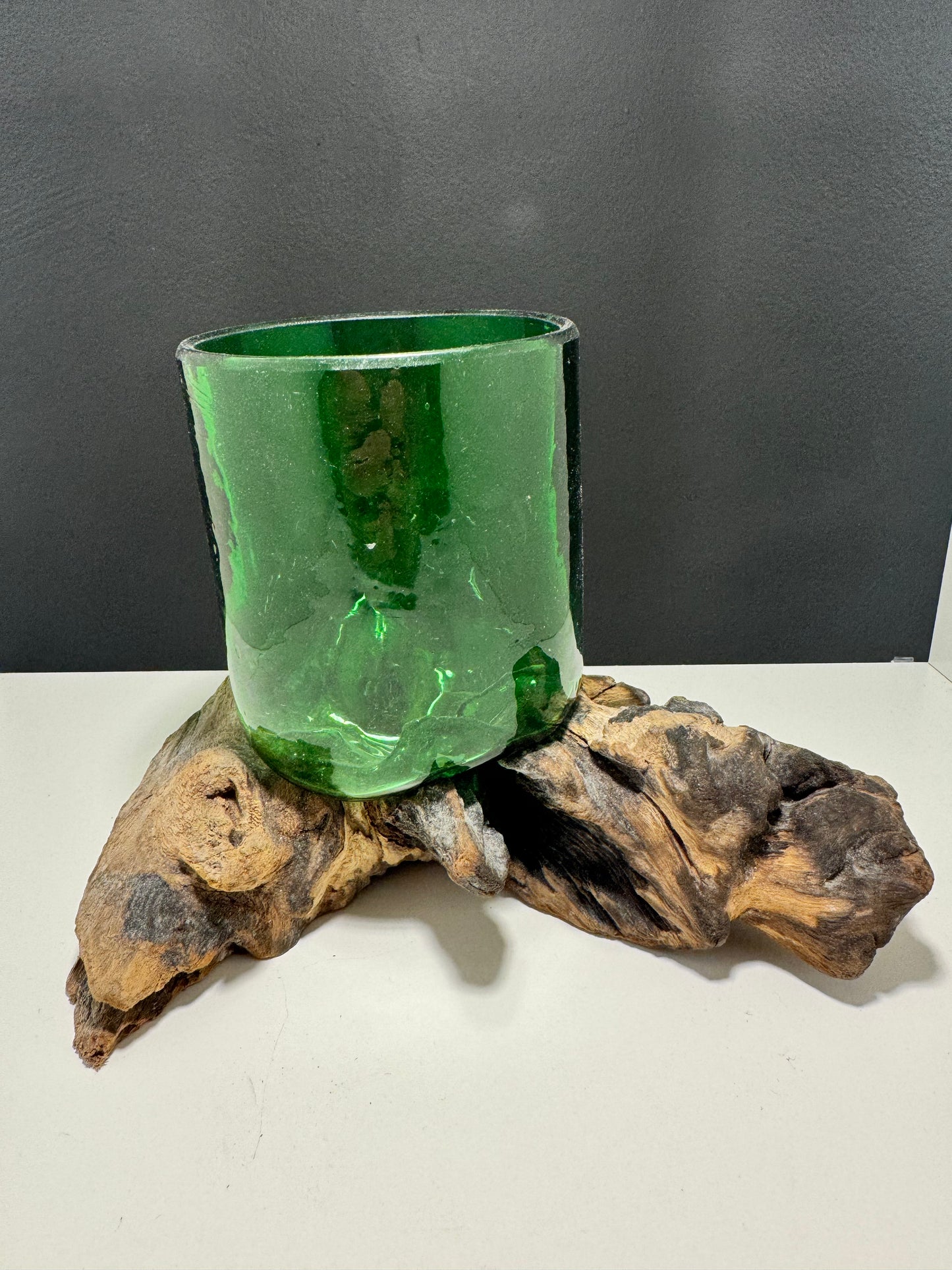 Recycled Beer Bottles - Beer Glass on Wood