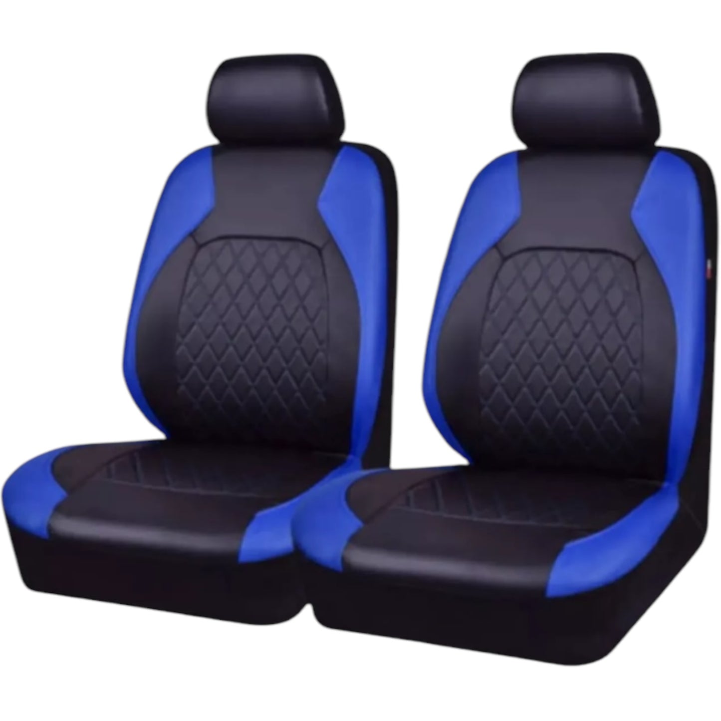 2-Sits Seat Covers Protector Cushion PU Leather Pad For Front Car Truck SUV Van