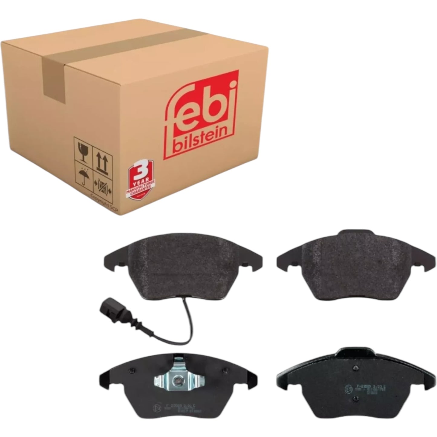 Brake Pads Set Front 16502 Febi 1K0698151 JZW698151B 1K0698151C 1K0698151E 23588