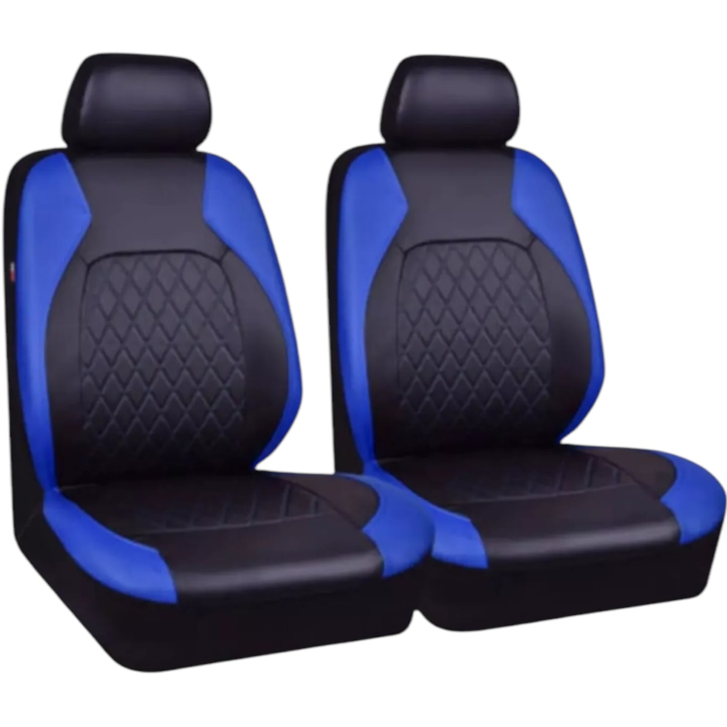2-Sits Seat Covers Protector Cushion PU Leather Pad For Front Car Truck SUV Van