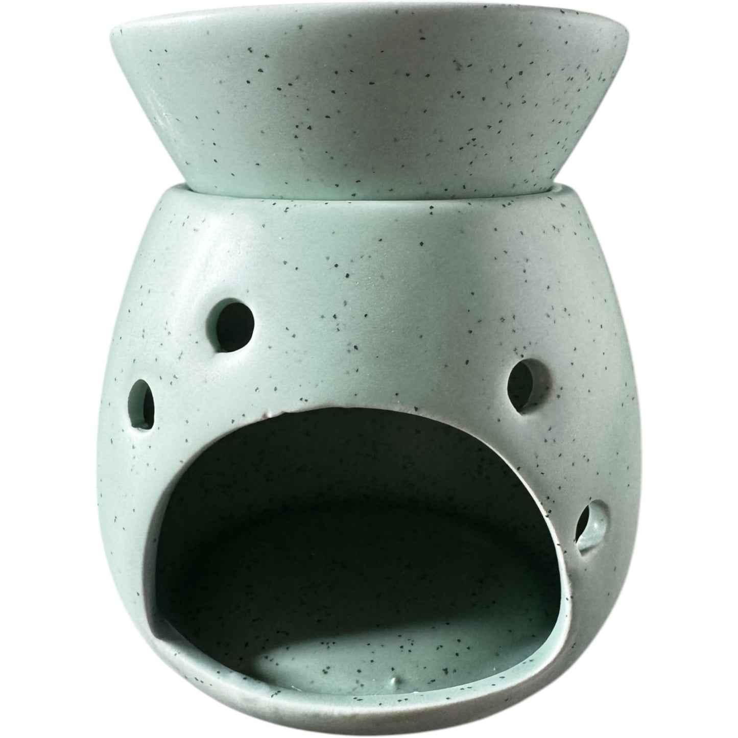 Green & Speckled Wax Melt Warmer Oil Burner