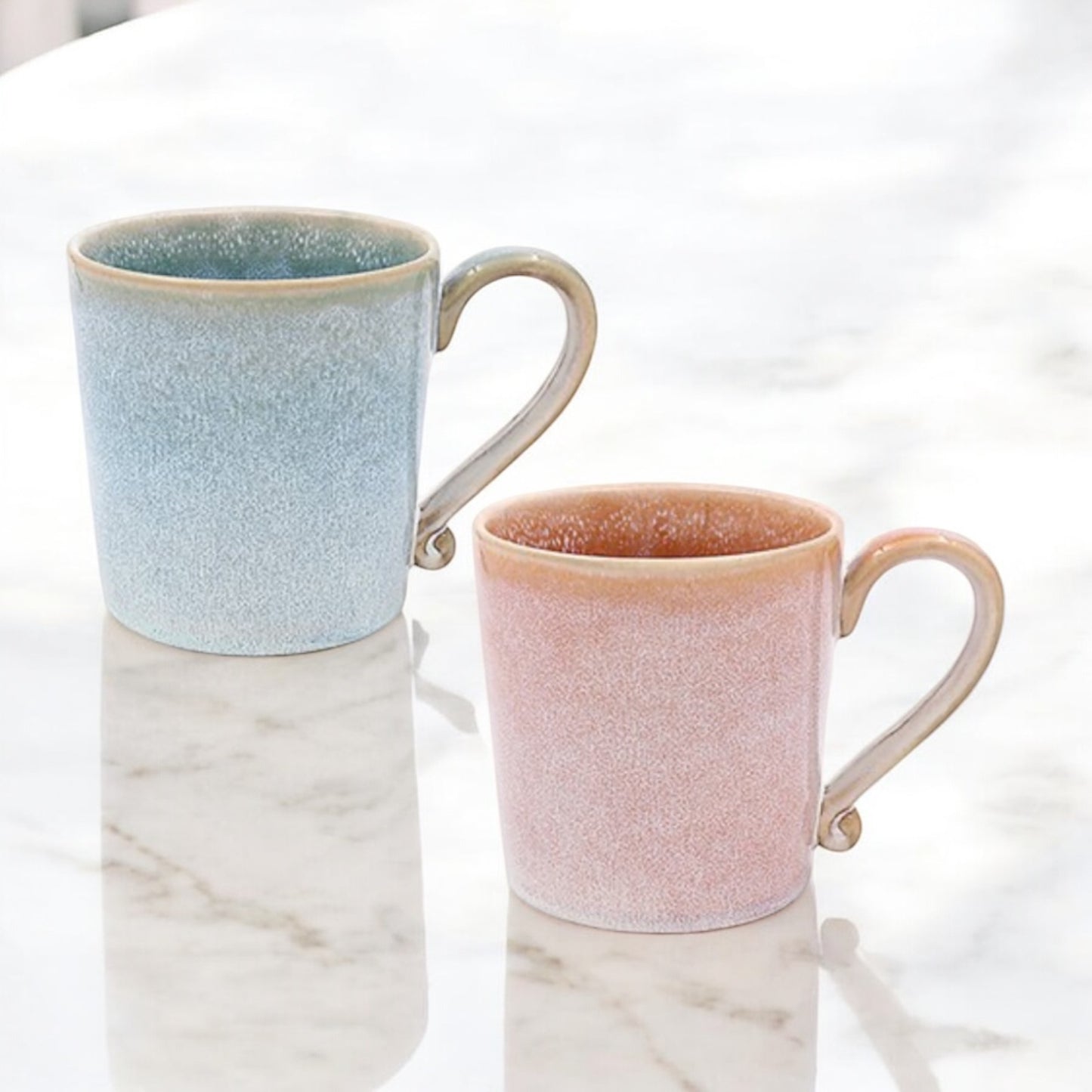 MUG REACTIVE GLAZE 400ML SET OF 2