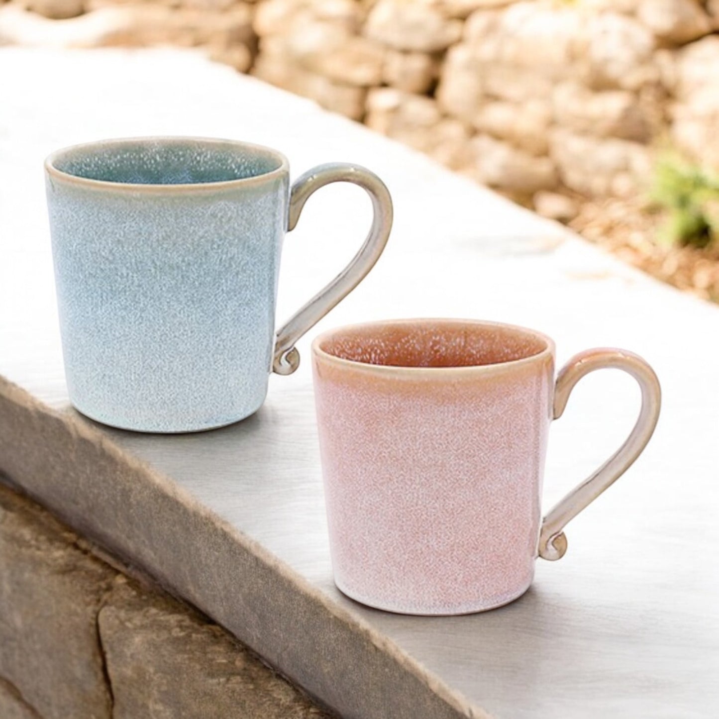 MUG REACTIVE GLAZE 400ML SET OF 2