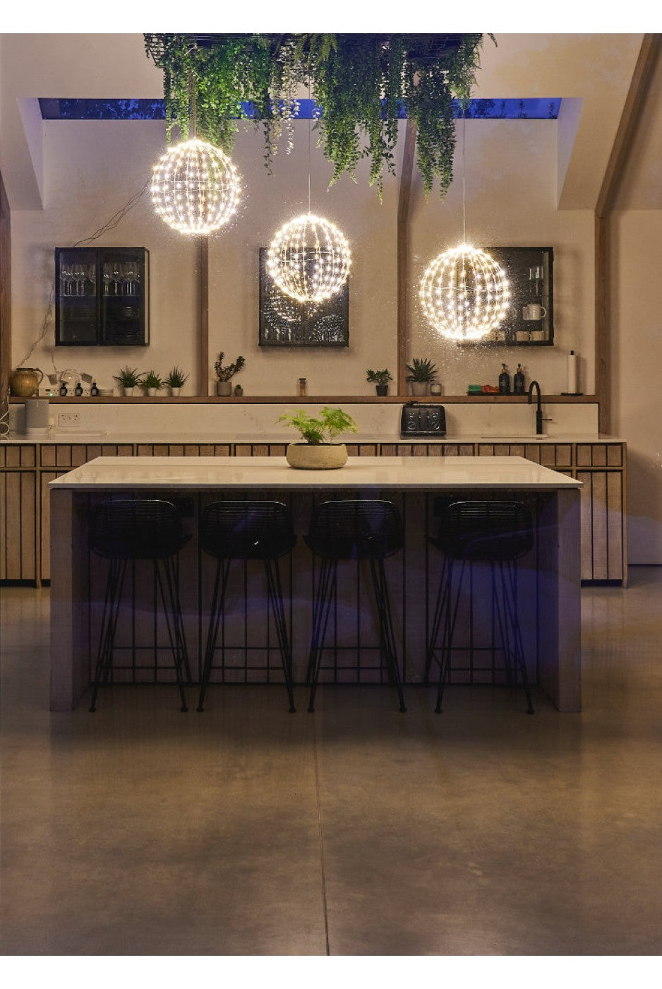 Lightstyle London Sphere 40cm Silver