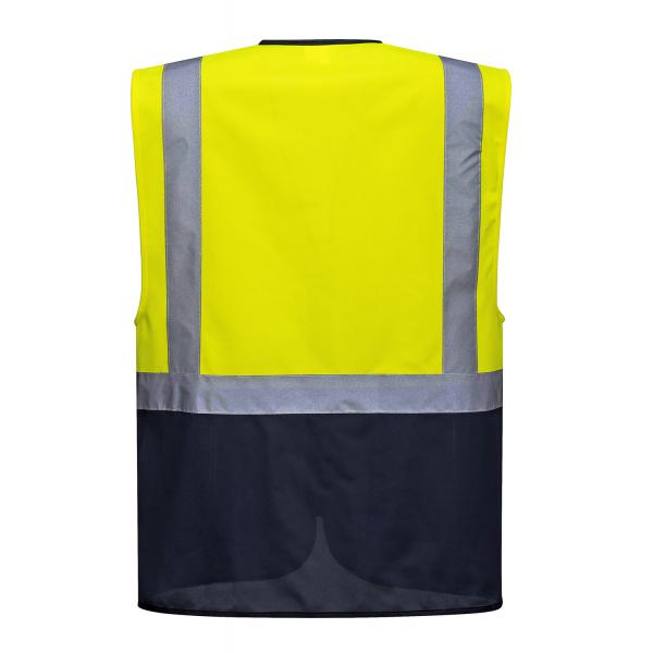 PORTWEST C476YNRXL - WARSAW EXECUTIVE YELLOW/BLUE NAVY VEST