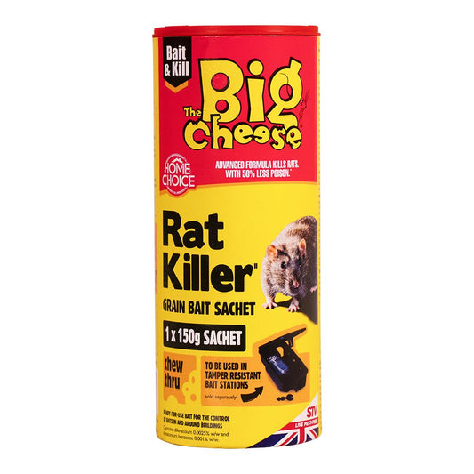 THE BIG CHEESE RAT KILLER GRAIN BAIT SACHET