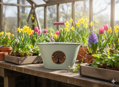 Tree Of Life Oval Planter 3A