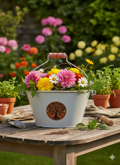 Tree Of Life Oval Planter 3A