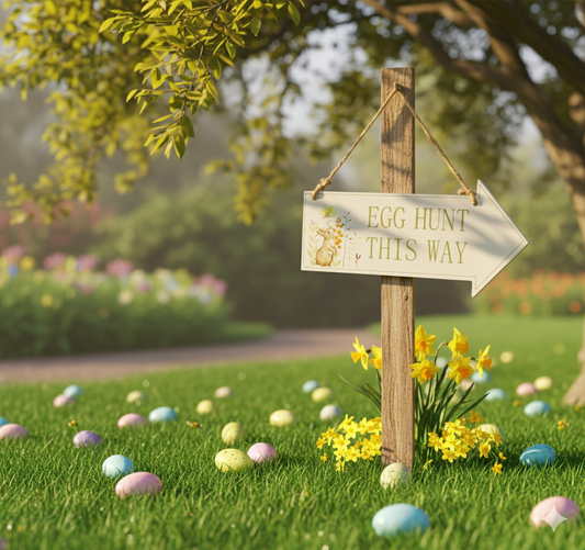 Easter Egg Hunt Sign