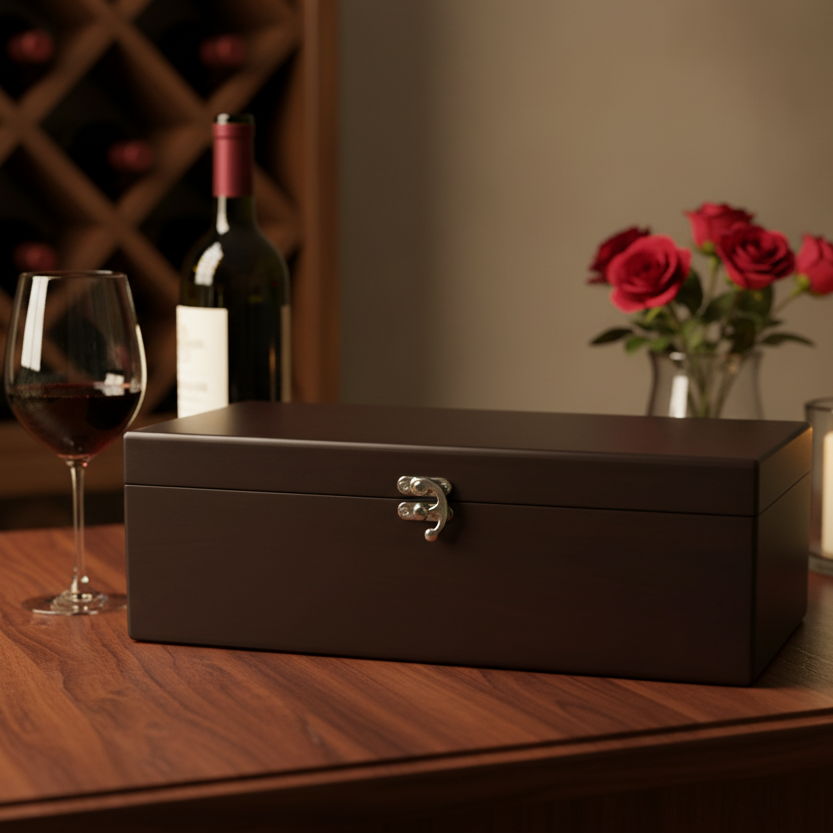 WINE CONNOISSEUR OPENER BOTTLE WOODEN BOX GIFT