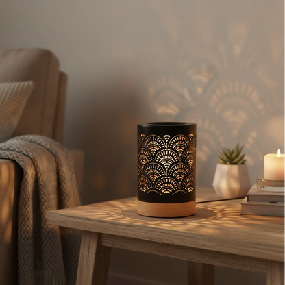 Hestia Black Lace Aroma Lamp