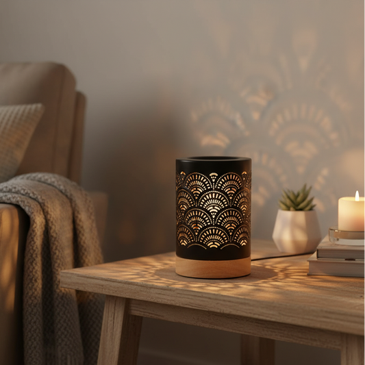 Hestia Black Lace Aroma Lamp