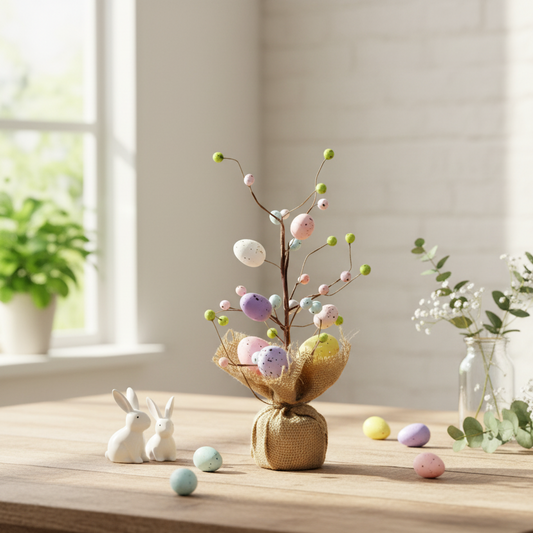 SMALL EASTER EGG TREE DECO, 33CM