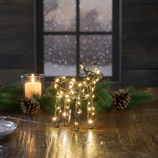 Lightstyle London Wire Reindeer Small (Gold)