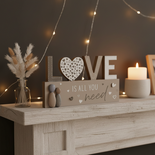 Lesser & Pavey Love & Affection Love Table Plaque