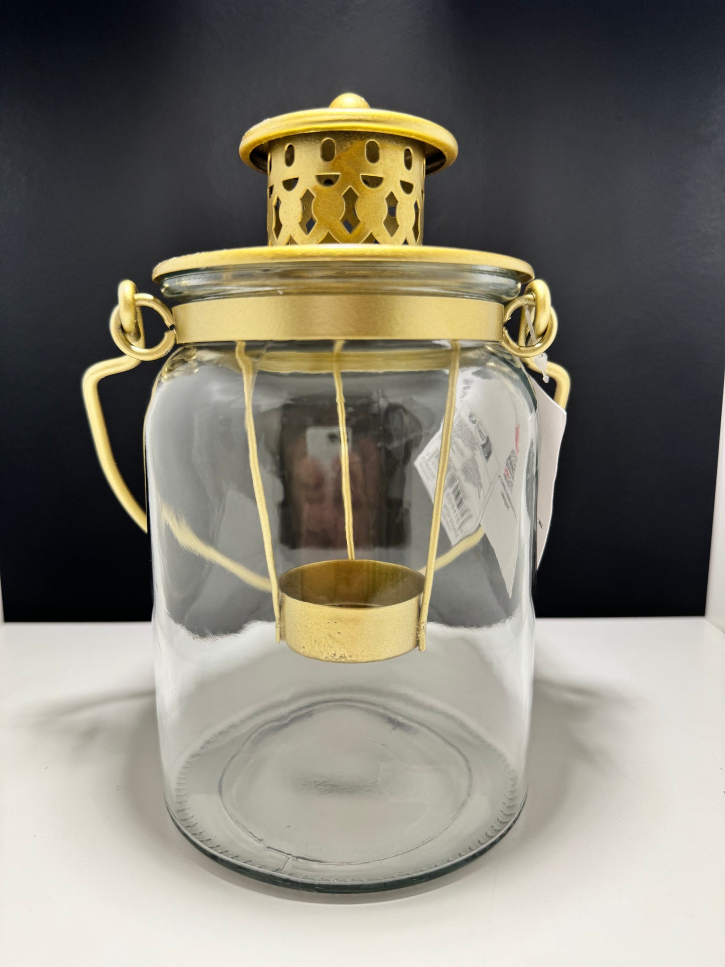2/A LANTERN W/ HANDLE, 18CM