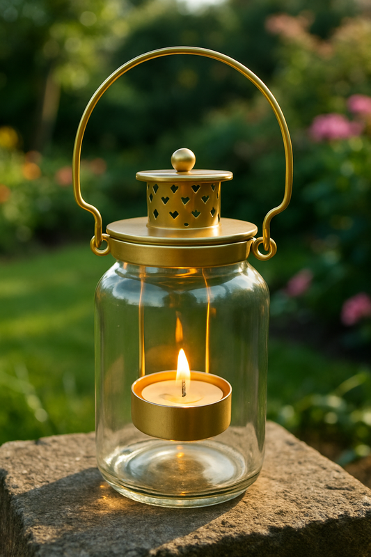 2/A LANTERN W/ HANDLE, 18CM
