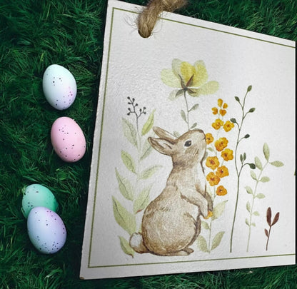 Easter Egg Hunt Sign - Wooden Plaque Children's Easter Egg Hunt Direction Sign