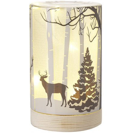 WOODLAND SCENE LIGHT DISPLAY, 15CM