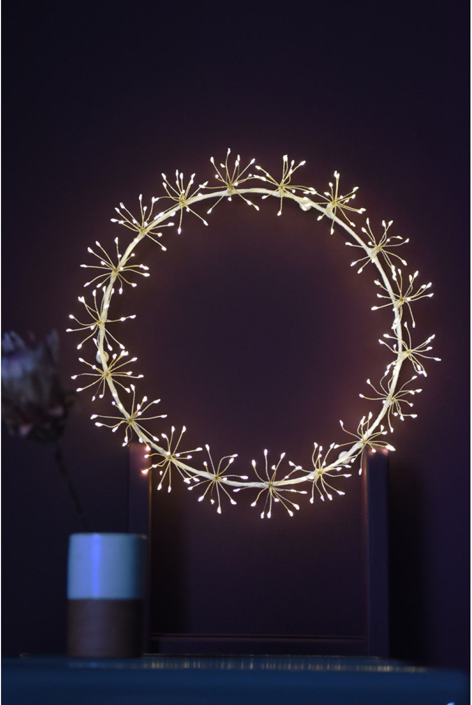 Lightstyle London Starburst Wreath (45cm - White)