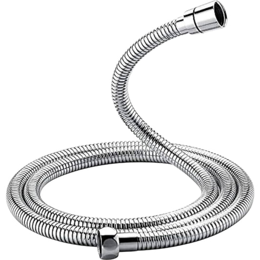 GRIFEMA G851-18 1.8M Shower Hose Stainless Steel Replacement Flexible Hose Anti-Kink Shower Pipe with 2 Washers for Bathing Toilet Cleaning Pet Bathing, Silver