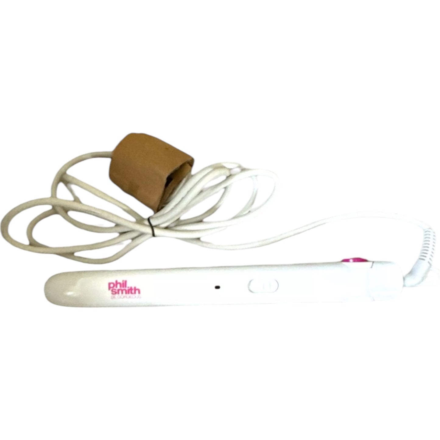 Phil Smith Hair Straightener Ceramic Rapid Heating 200 Degree Centigrade - White