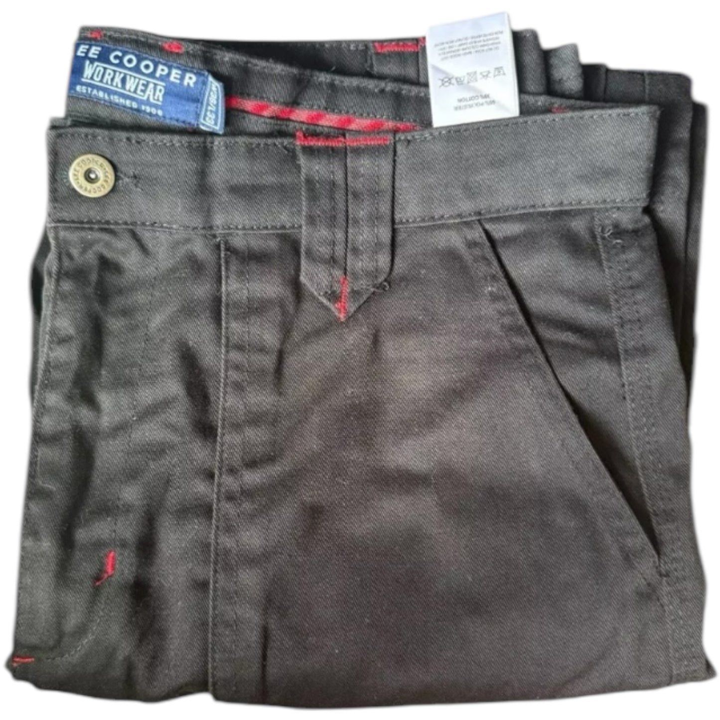 Lee Cooper Cargo Trousers Workwear Heavy Duty Knee Pad Pocket Combat Work Bottom