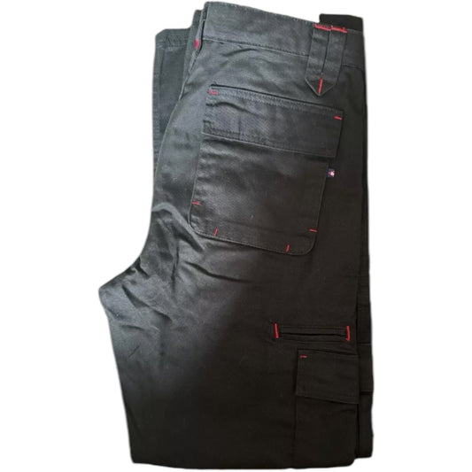 Lee Cooper Cargo Trousers Workwear Heavy Duty Knee Pad Pocket Combat Work Bottom