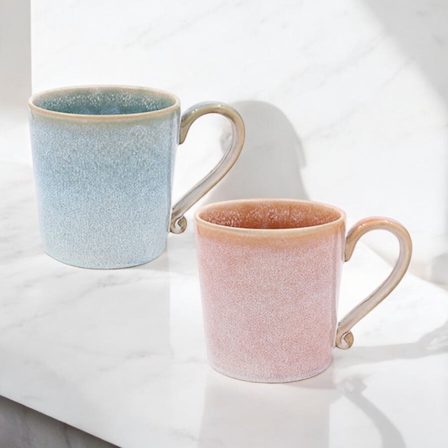 MUG REACTIVE GLAZE 400ML SET OF 2