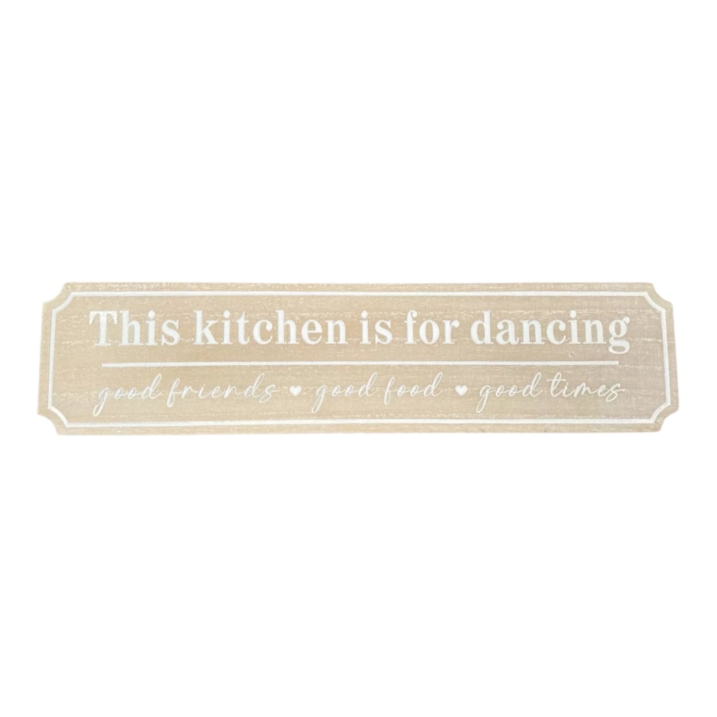 Lesser & Pavey Love & Affection Plaque “This Kitchen Is For Dancing” Plaque