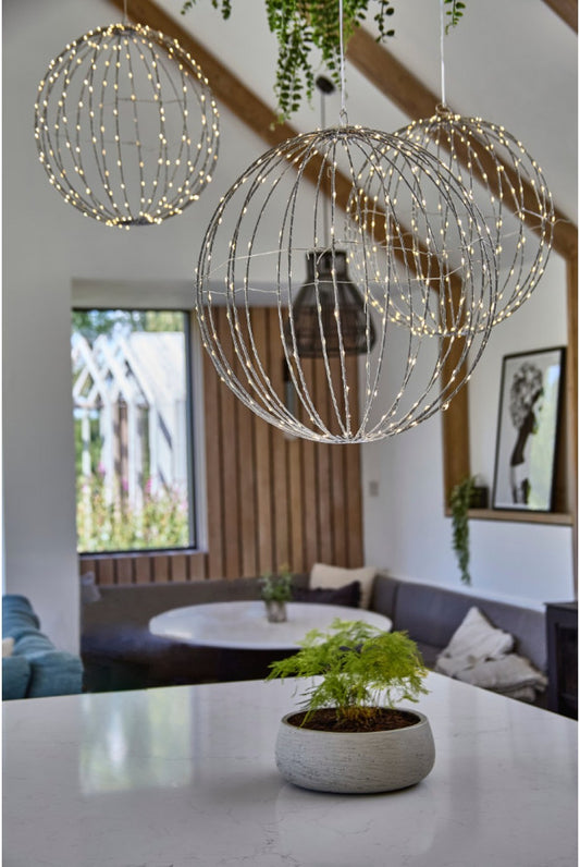 Lightstyle London Sphere 40cm Silver