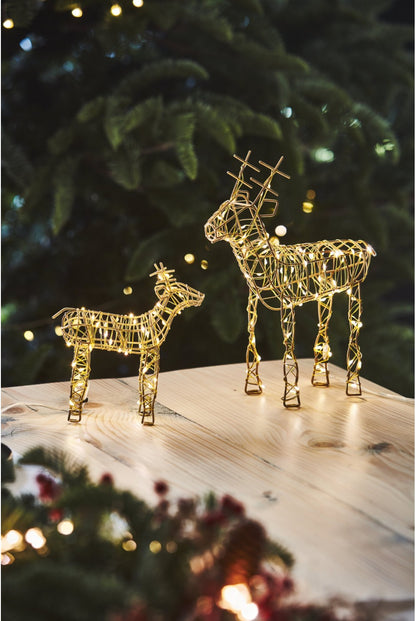 Lightstyle London Wire Reindeer Small (Gold)