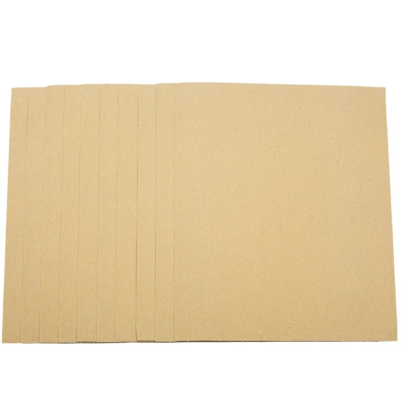 BLUE SPOT TOOLS 10 X SAND PAPER SHEETS FINE SANDPAPER 19851 BLUESPOT