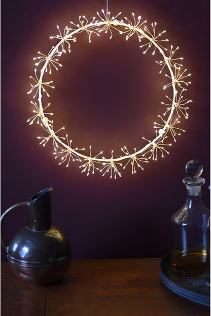 Lightstyle London Starburst Wreath (45cm - White)